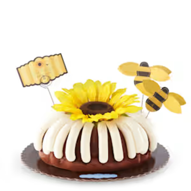 Flour Bouquet 10" Decorated Bundt Cake