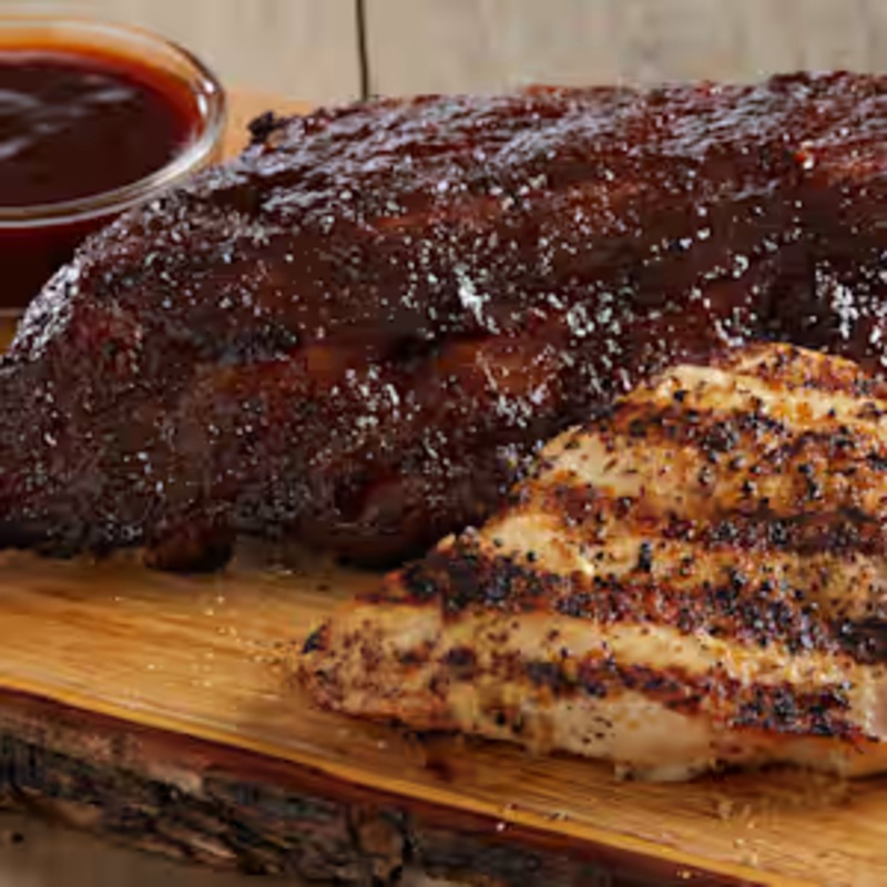Baby Back Ribs And Chicken