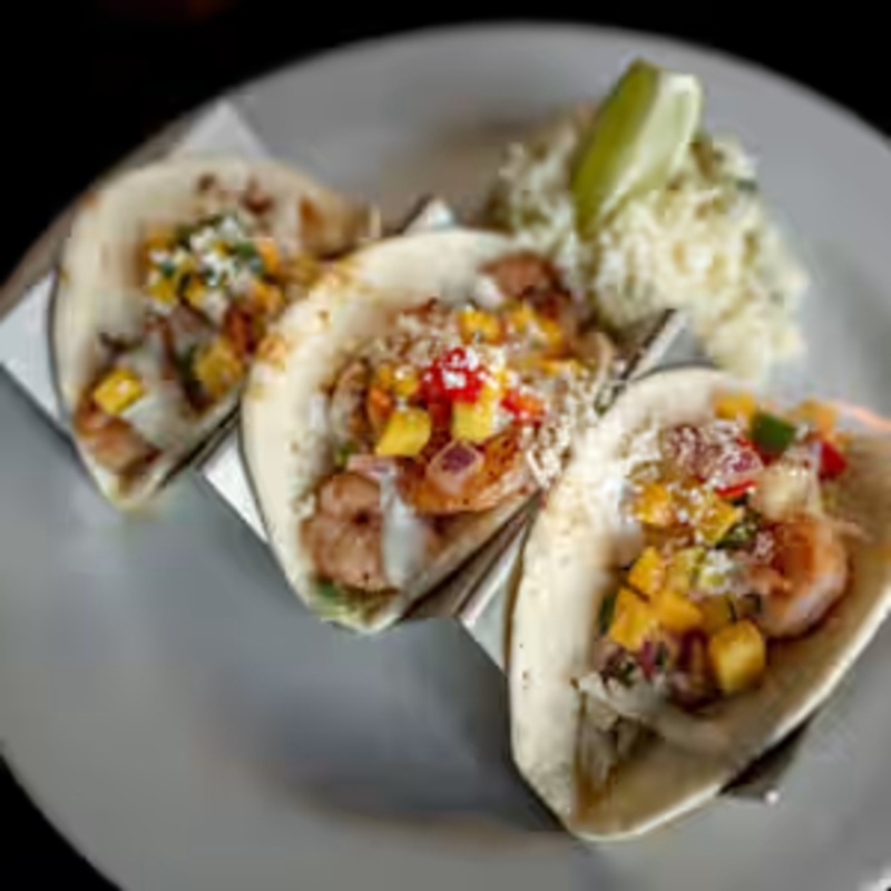 Mango Shrimp Tacos